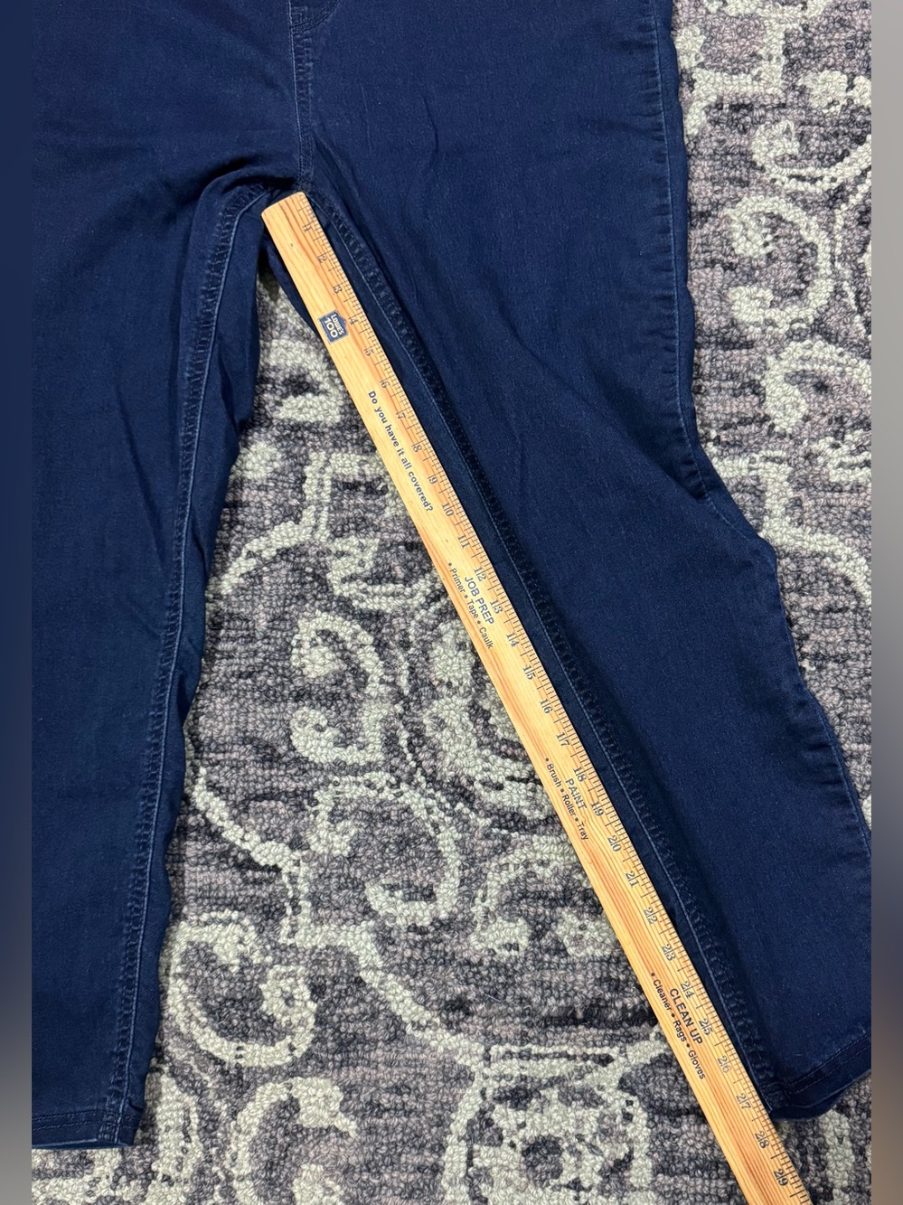 Terra & Sky Women's Plus Size Denim Wash Jeggings! Size 1X (16W-18W). - Picture 11 of 13
